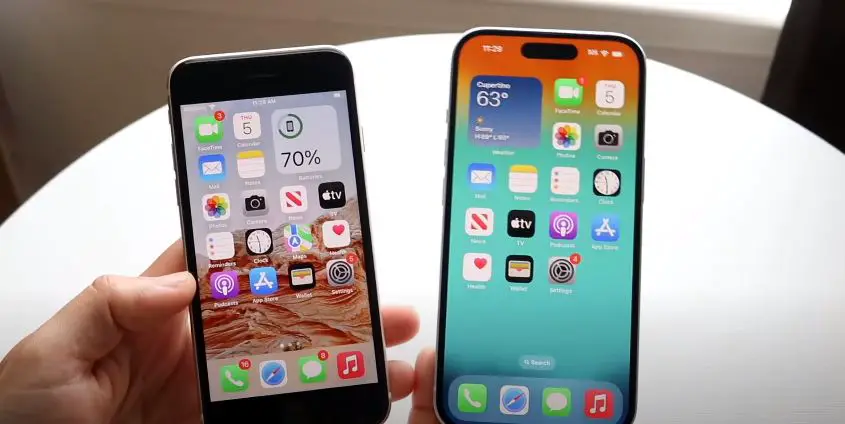 apple iphone 15 vs iphone se specs 2024